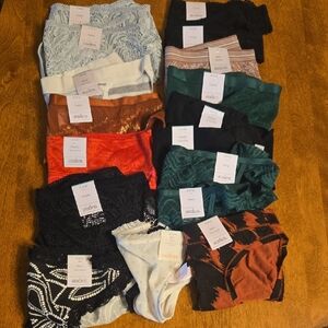 Auden Women's 17 Panties Lace and Solid Collection